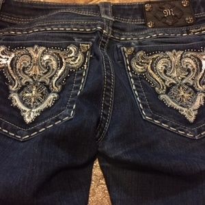 Miss Me Skinny Dark Wash jeans, size 29 x 32